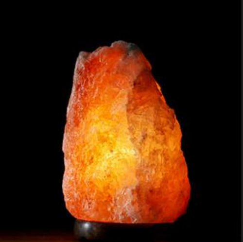 Pink salt lamps